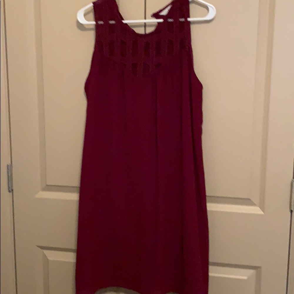Sleeveless chiffon dress